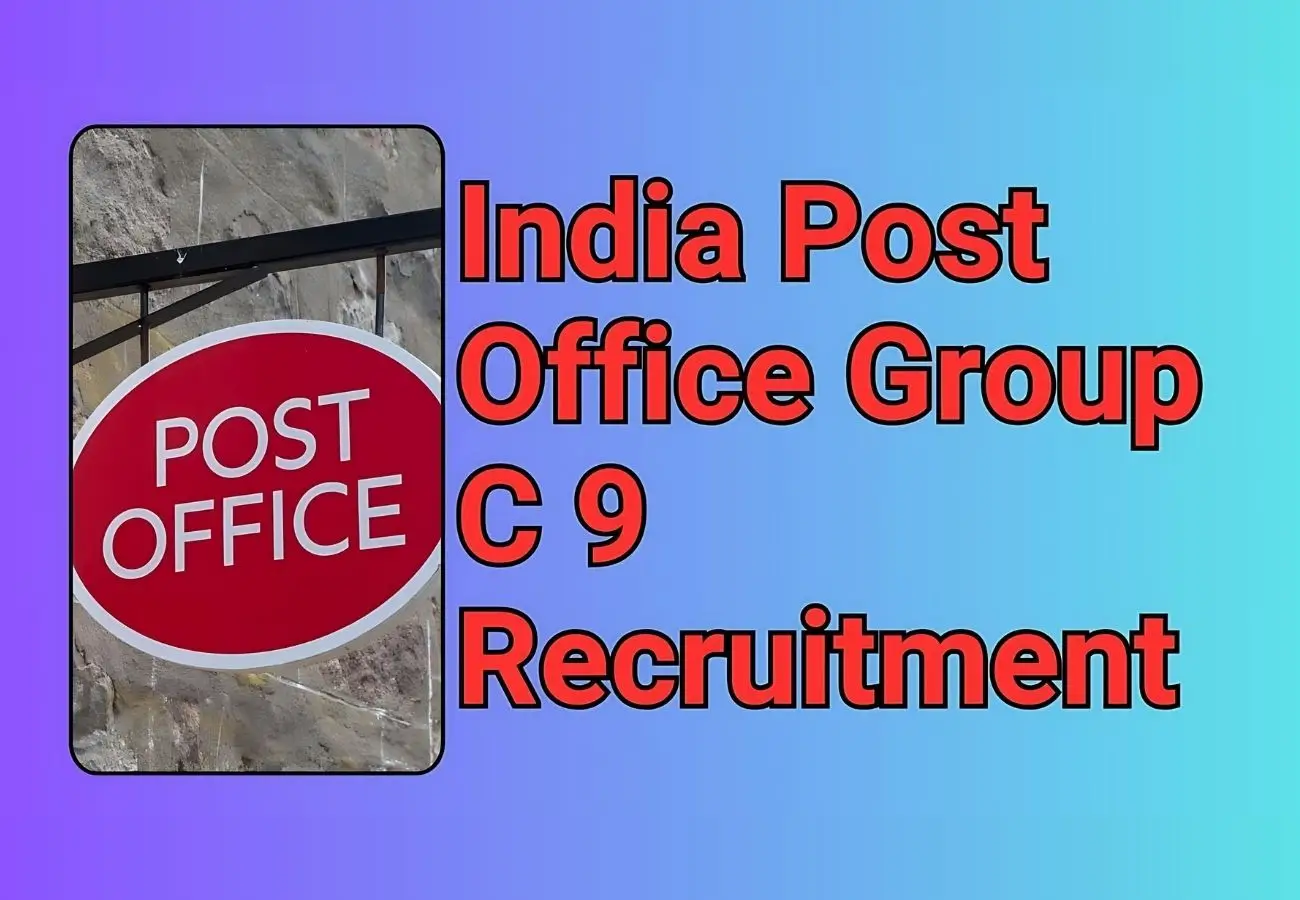 India Post Office Group C 9 Recruitment: