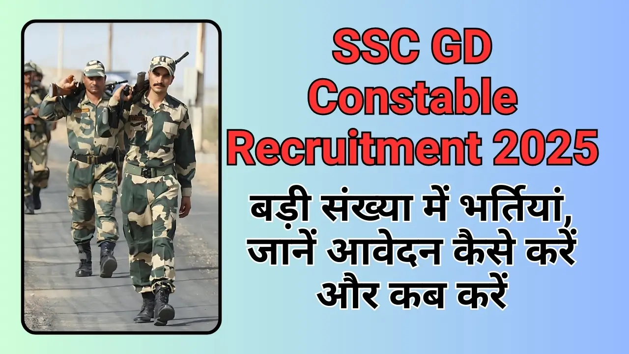 SSC GD Constable Recruitment 2025