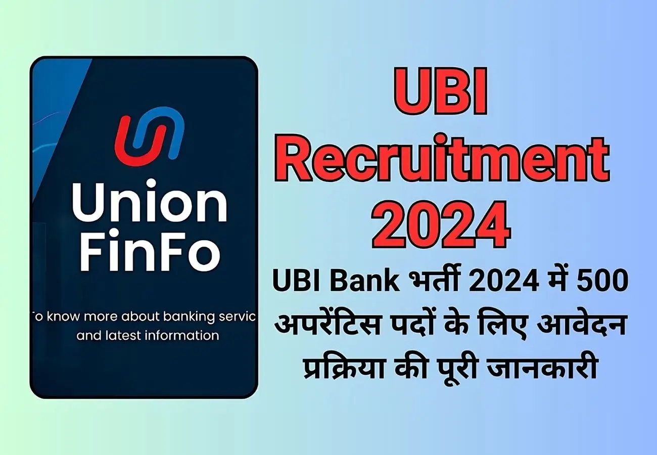 UBI Recruitment 2024