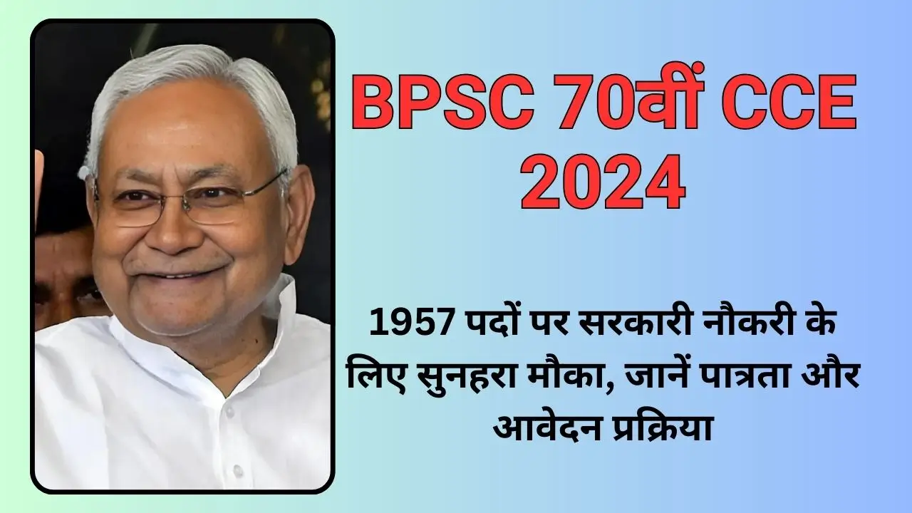 BPSC 70th Notification 2024